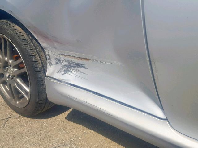 JTKDE177950044056 - 2005 TOYOTA SCION TC ვერცხლისფერი ფოტო 9