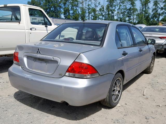 JA3AJ26EX5U035403 - 2005 MITSUBISHI LANCER ES GRAY photo 4