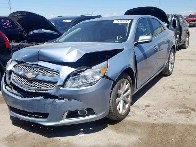 1G11H5SA2DU137903 - 2013 CHEVROLET MALIBU LTZ 蓝色 照片 2