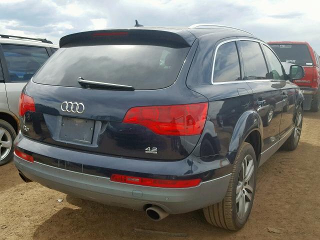 WA1BV74L48D019091 - 2008 AUDI Q7 4.2 QUA BLUE photo 4