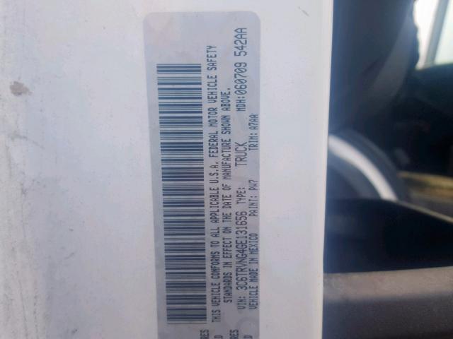 3C6TRVNG4GE131656 - 2016 RAM PROMASTER 白色 照片 10