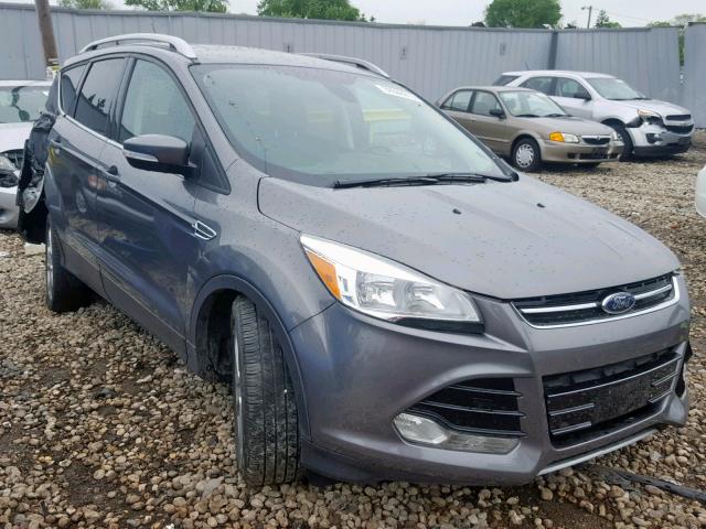 1FMCU0J96EUE40248 - 2014 FORD ESCAPE TIT GRAY photo 1