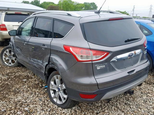 1FMCU0J96EUE40248 - 2014 FORD ESCAPE TIT GRAY photo 3