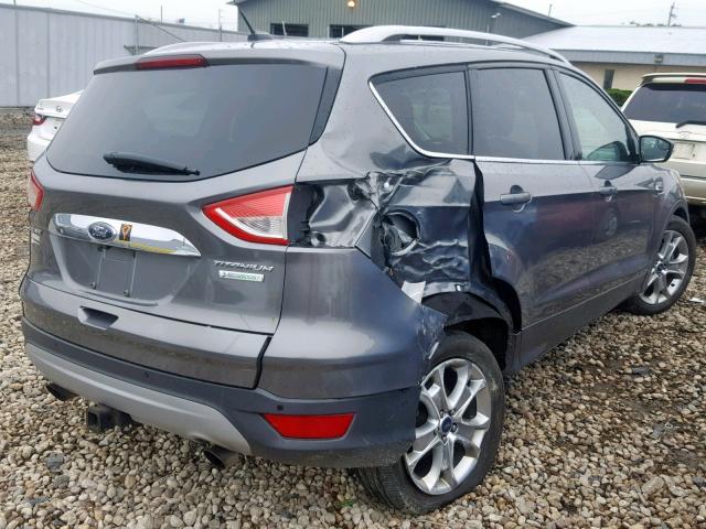 1FMCU0J96EUE40248 - 2014 FORD ESCAPE TIT GRAY photo 4