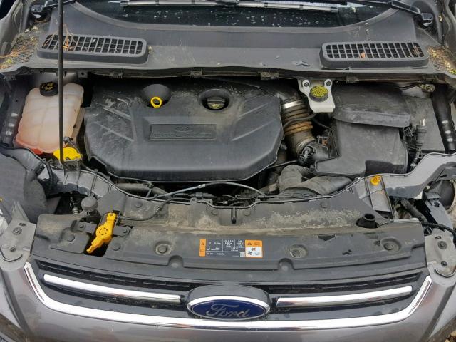 1FMCU0J96EUE40248 - 2014 FORD ESCAPE TIT GRAY photo 7