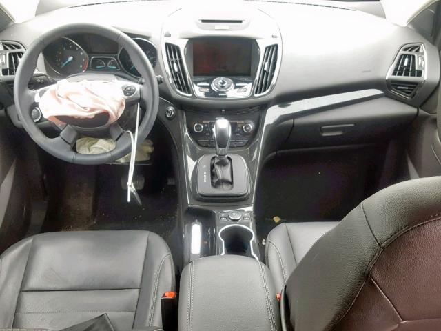 1FMCU0J96EUE40248 - 2014 FORD ESCAPE TIT GRAY photo 9