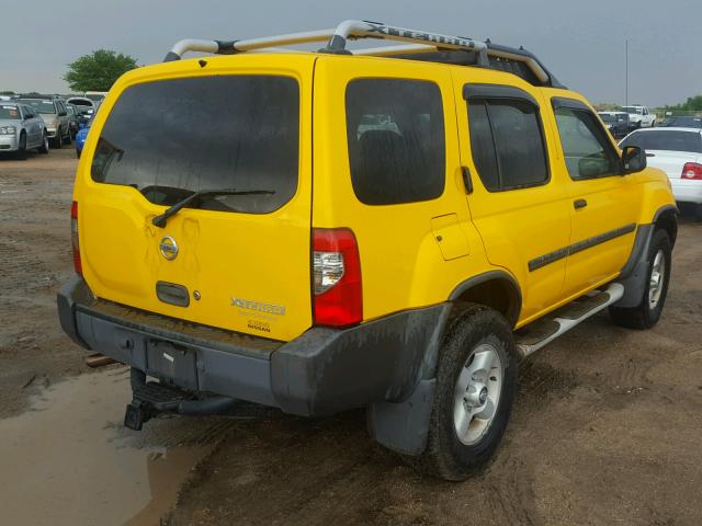 5N1MD28Y92C558826 - 2002 NISSAN XTERRA SE YELLOW photo 4