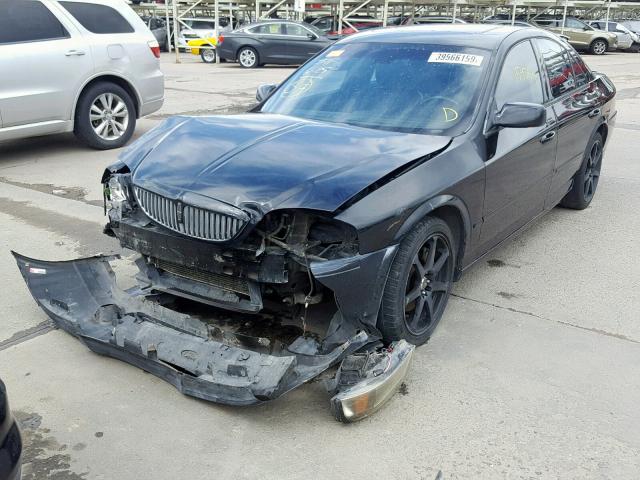 1LNHM87A15Y621496 - 2005 LINCOLN LS BLACK photo 2