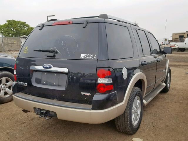 1FMEU64E37UB33563 - 2007 FORD EXPLORER E BLACK photo 4