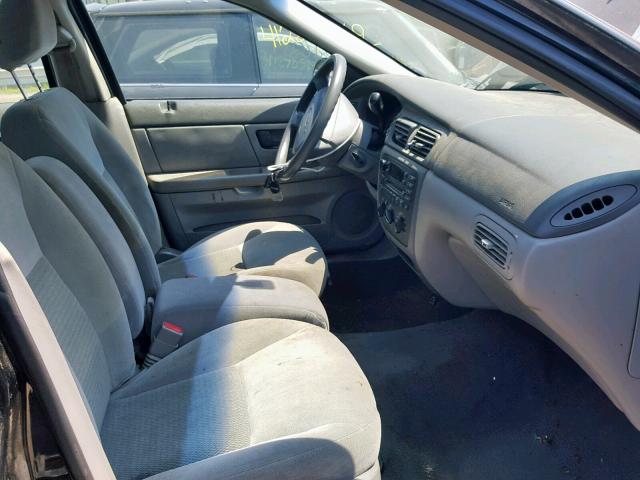 1FAFP53UX6A186558 - 2006 FORD TAURUS SE BLACK photo 5