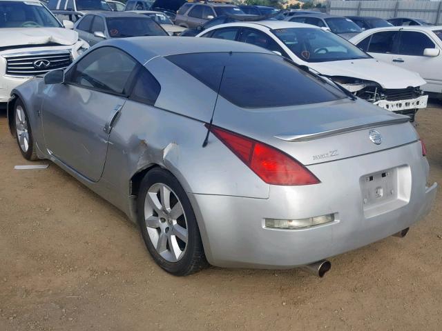 JN1AZ34D53T111870 - 2003 NISSAN 350Z COUPE SILVER photo 3