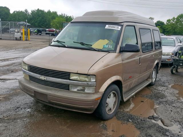 1GBEL19W3YB135858 - 2000 CHEVROLET ASTRO BROWN photo 2