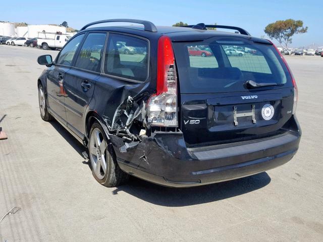 YV1MW382282380038 - 2008 VOLVO V50 2.4I BLACK photo 3