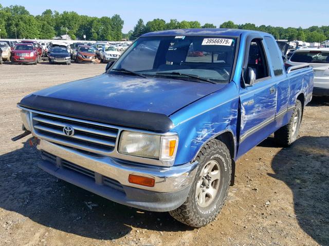 JT4TN14D0T0017998 - 1996 TOYOTA T100 XTRAC BLUE photo 2