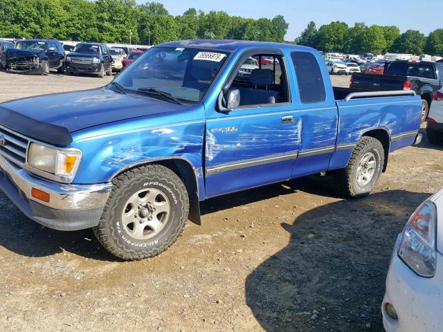 JT4TN14D0T0017998 - 1996 TOYOTA T100 XTRAC BLUE photo 9