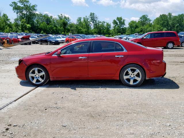 1G1ZC5E0XCF304807 - 2012 CHEVROLET MALIBU 1LT MAROON photo 9