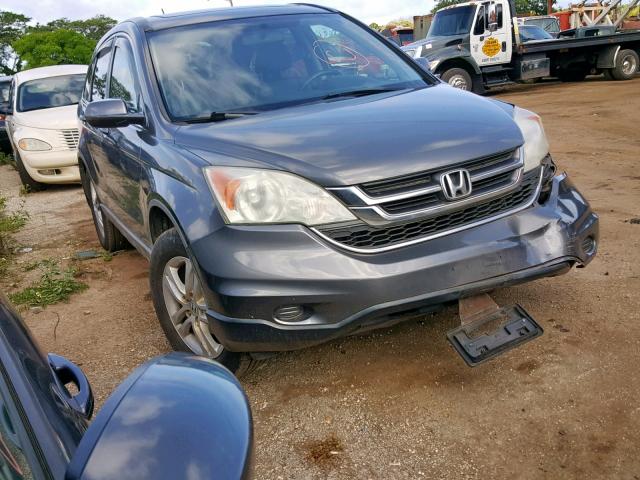 5J6RE3H74AL005854 - 2010 HONDA CR-V EXL GRAY photo 1