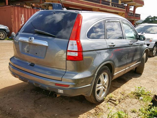 5J6RE3H74AL005854 - 2010 HONDA CR-V EXL GRAY photo 4