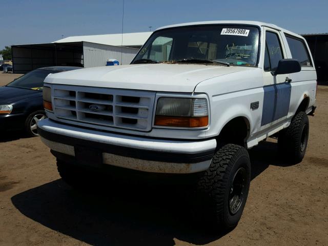 1FMEU15N2TLB32177 - 1996 FORD BRONCO U10 WHITE photo 2