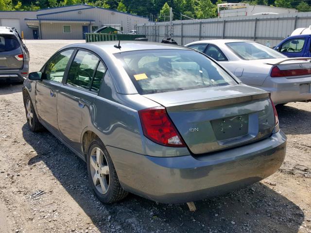1G8AL55F66Z163207 - 2006 SATURN ION LEVEL GRAY photo 3