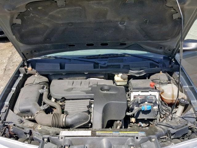 1G8AL55F66Z163207 - 2006 SATURN ION LEVEL GRAY photo 7