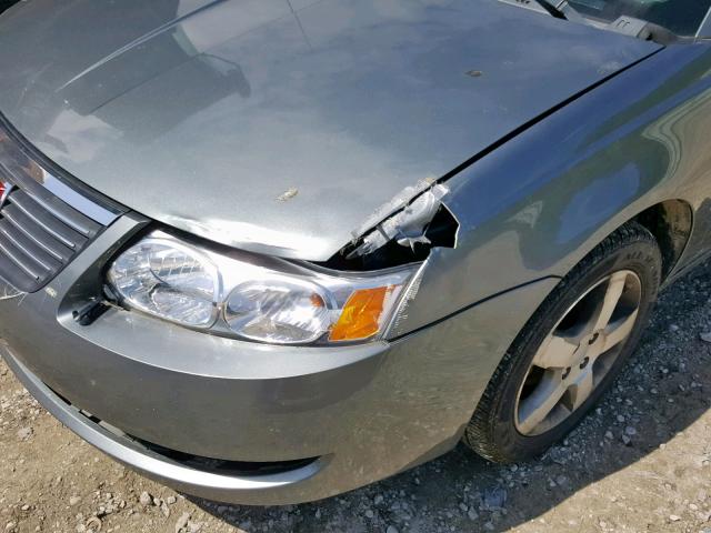 1G8AL55F66Z163207 - 2006 SATURN ION LEVEL GRAY photo 9