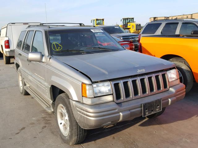 1J4GZ78Y8VC596191 - 1997 JEEP GRAND CHER GRAY photo 1