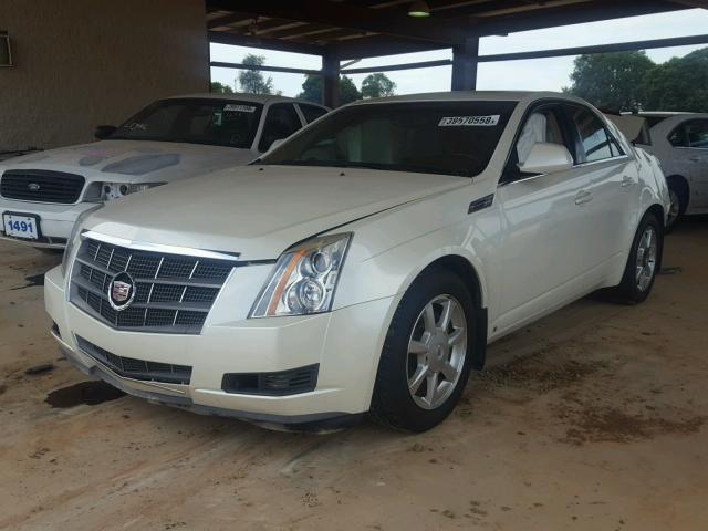 1G6DR57V080151862 - 2008 CADILLAC CTS HI FEA WHITE photo 2