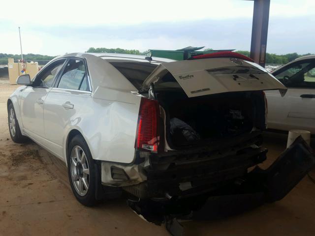 1G6DR57V080151862 - 2008 CADILLAC CTS HI FEA WHITE photo 3