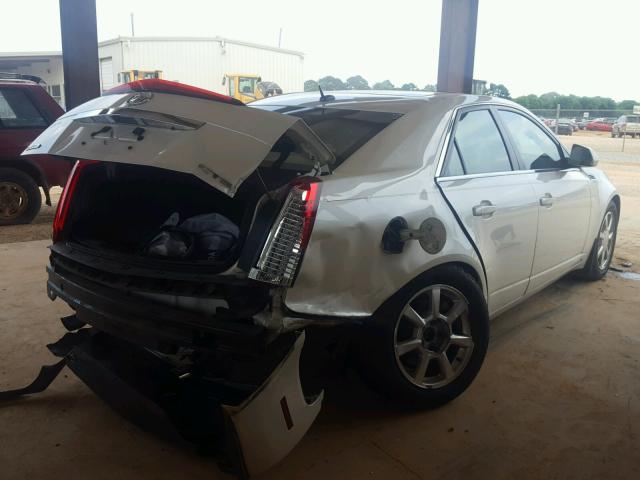 1G6DR57V080151862 - 2008 CADILLAC CTS HI FEA WHITE photo 4