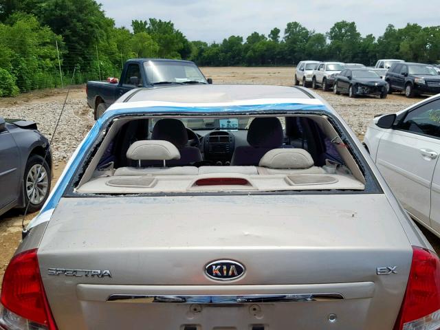 KNAFE121X85502582 - 2008 KIA SPECTRA EX BEIGE photo 9