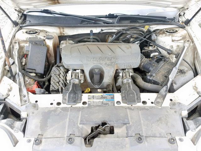 2G4WD552771158075 - 2007 BUICK LACROSSE C WHITE photo 7