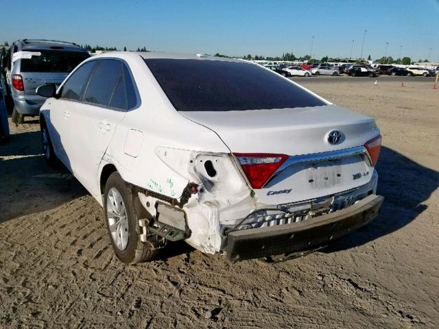 4T1BD1FK1FU167251 - 2015 TOYOTA CAMRY HYBR WHITE photo 3