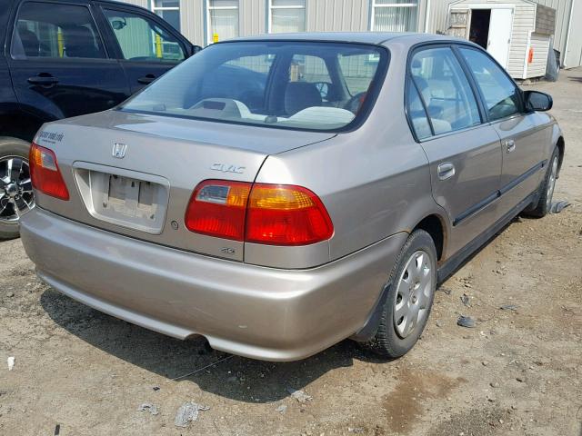 2HGEJ6618YH931439 - 2000 HONDA CIVIC BASE Bej foto 4