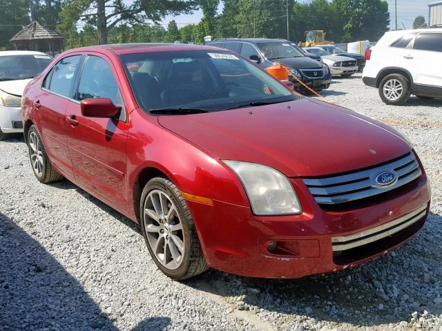 3FAHP08109R208121 - 2009 FORD FUSION SEL RED photo 1