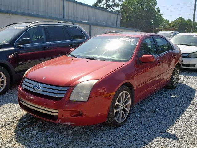 3FAHP08109R208121 - 2009 FORD FUSION SEL RED photo 2