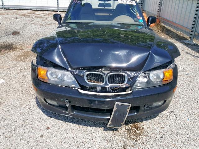 4USCH7326VLE03088 - 1997 BMW Z3 1.9 BLACK photo 9