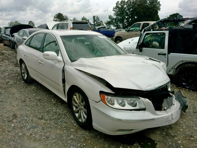 KMHFC4DF2AA461179 - 2010 HYUNDAI AZERA GLS WHITE photo 1