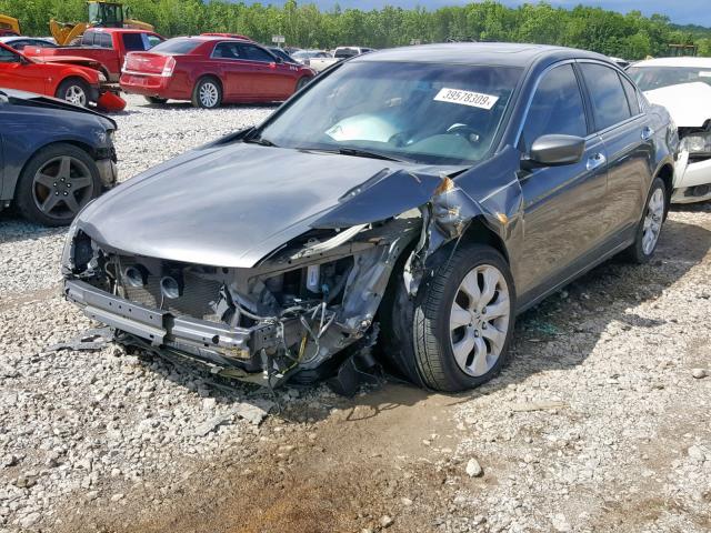 1HGCP36809A041308 - 2009 HONDA ACCORD EXL GRAY photo 2