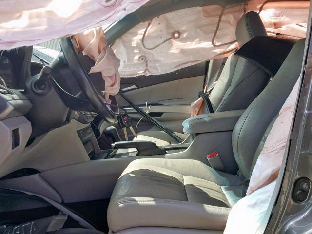 1HGCP36809A041308 - 2009 HONDA ACCORD EXL GRAY photo 5