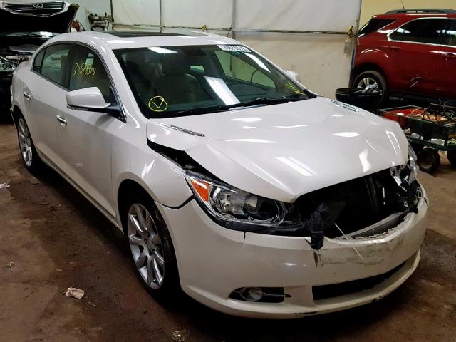 1G4GE5GV0AF128294 - 2010 BUICK LACROSSE C WHITE photo 1