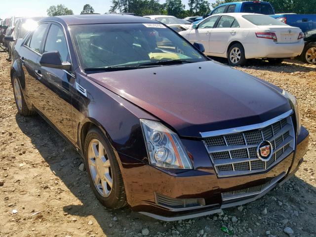 1G6DP57V680100730 - 2008 CADILLAC CTS HI FEA BURGUNDY photo 1