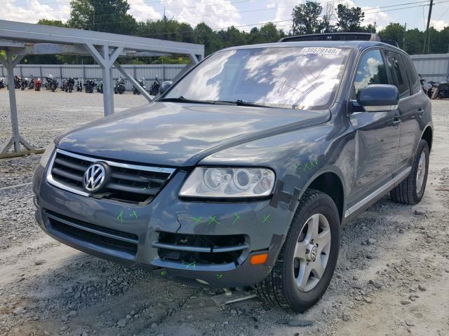 WVGZG77LX5D019663 - 2005 VOLKSWAGEN TOUAREG 3. GREEN photo 2