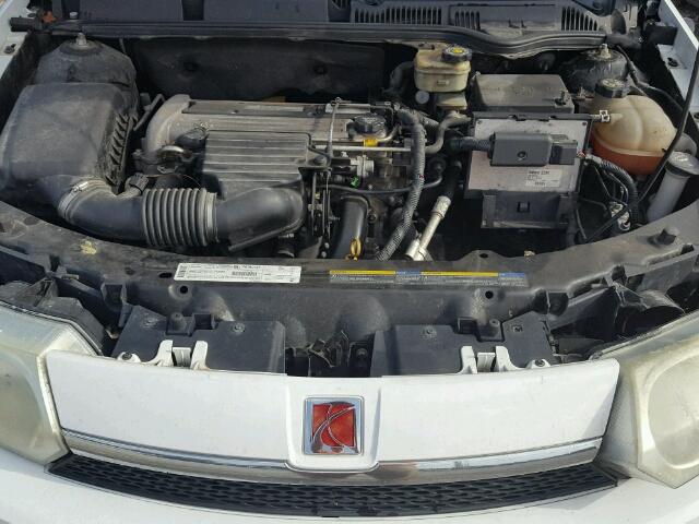 1G8AK52F63Z121722 - 2003 SATURN ION LEVEL WHITE photo 7