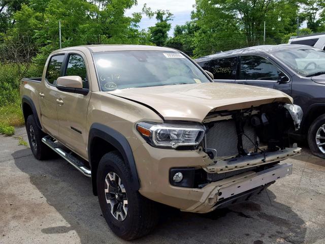 3TMCZ5AN8KM201011 - 2019 TOYOTA TACOMA DOU BEIGE photo 1