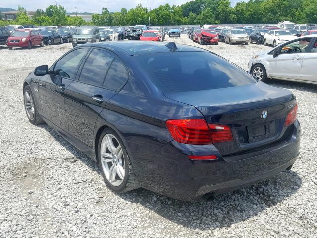 WBA5B1C51ED477112 - 2014 BMW 535 I BLACK photo 3