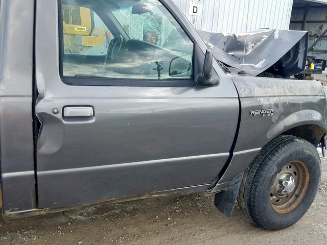 1FTYR10C2WPA31632 - 1998 FORD RANGER GRAY photo 10