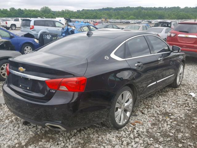 1G1155S32EU107893 - 2014 CHEVROLET IMPALA LTZ BLACK photo 4