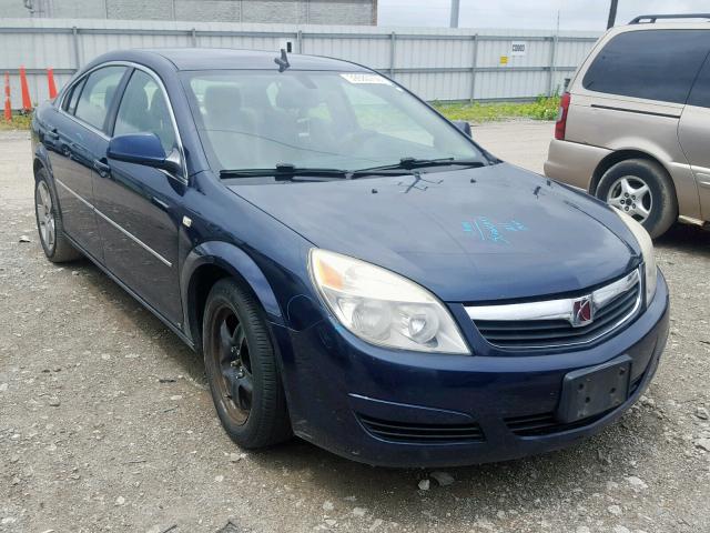 1G8ZS57N58F118998 - 2008 SATURN AURA XE BLUE photo 1