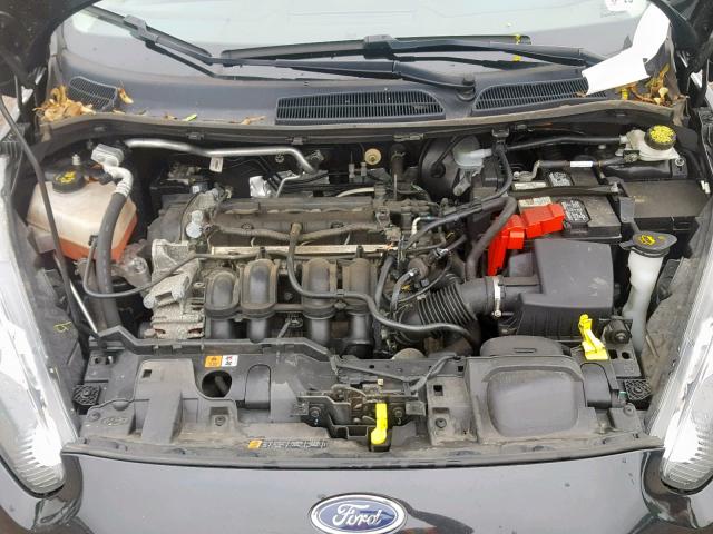 3FADP4TJ4EM240008 - 2014 FORD FIESTA S BLACK photo 7